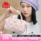 Kappa卡帕 2025新款正品波士頓女包圓桶手提單肩包時尚波士頓斜挎包 桃氣奶芙粉