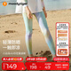 moodytiger【仙女家族】女童緊身褲涼感防曬25年夏季新品兒童高彈透氣運動褲