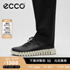 愛步（ECCO）休閑鞋 跑鞋運動鞋男士男鞋復(fù)古時尚風(fēng)琴鞋老爹鞋牛皮 靈動525204 黑色52520451052 44
