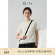 EIN言簡(jiǎn)約文藝純色鏤空蕾絲花邊圓領(lǐng)純棉短袖T恤上衣女夏季新款 淺杏 M