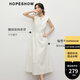 紅袖簡(jiǎn)單大方連衣裙2025夏季新款女裝收腰顯瘦休閑V字圓領(lǐng)通勤無袖裙 香草黃3207 M