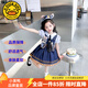 G.DUCKKIDS童裝洛麗塔公主裙女童連衣裙春秋季新款朱迪兔子警官生日禮服兒童 朱迪裙子+襯衫+領(lǐng)帶【夏款】aqggqgi 130 尺碼7~8歲【120-130cm】