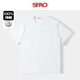 SPAO韓國同款2025夏季新款男士純棉短袖t恤休閑男女上衣SPDX25SD01LD 白#純色 XL