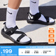 耐克（NIKE）官方男子輕便涼鞋夏季新款緩震魔術(shù)貼個(gè)性支撐 DJ6605 001黑/白色/黑 42.5