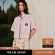 moussy 秋季女裝新款短款條紋米奇印花短袖襯衫女028GSQ30-0130 091淺粉色 00020/F