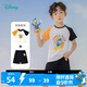 迪士尼寶寶（Disney Baby）迪士尼套裝兒童套裝清涼夏日米奇唐老鴨系列卡通短袖套裝 橙黑 6歲/身高130cm