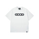 GB-GOODBRAND 24SS Diamonds鏤空LOGO貼彩鉆印花T恤男女時(shí)尚半袖 白色 M 衣長(cháng)73（120-140斤）