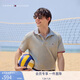 Tommy Hilfiger【輕柔感】夏季男裝透氣珠地網(wǎng)眼短袖T恤鑲邊翻領(lǐng)POLOJ9195
