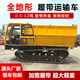 中旺正威達爬山虎履帶運輸車(chē)液壓自卸農用果園柴油全地形履帶式搬運車(chē) 1噸 手扶款【定金】