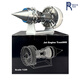 ROIIS TOY航空發(fā)動機(jī)模型可發(fā)動拼裝玩具12歲以上 47CM航發(fā)模型【藍(lán)尾焰】 拼裝-充電變速 | 白整流罩