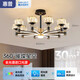 惠普輕奢led客廳大燈水晶吊燈全光譜護(hù)眼中山燈具現(xiàn)代北歐吊燈包安裝