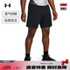 安德瑪（UNDERARMOUR）春夏Tech? Vent男子7英寸針織訓練運動短褲1388645 黑色001 XL