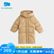 麗嬰房【商場(chǎng)同款】男女童白鴨絨羽絨服中長(zhǎng)款秋冬款兒童羽絨服 卡其色 110 CM/4歲
