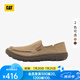 CAT卡特一腳蹬船鞋25夏季新品男士低幫輕便帆布鞋P726716O1EMC29/08 棕黃色 42
