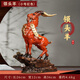 隆長(zhǎng)安領(lǐng)頭羊純銅羊擺件招財(cái)生肖羊年吉祥物家居裝飾辦公室開(kāi)業(yè)禮品 小號(hào) 領(lǐng)頭羊（紅色）