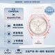 歐米茄（OMEGA）斯·沃琪S·WATCH聯(lián)名款行星系列男女石英表42mm 白盤(pán)SO33P100金星