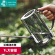 墨斗魚(yú)澆花水壺長(cháng)嘴 灑水壺家用大容量澆水澆花種菜不銹鋼噴壺1L 3542