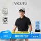 威可多（VICUTU）【Ever Polo】男士潮流橙標(biāo)舒適短袖上衣棉免燙保羅衫 黑色（二代） XL