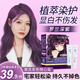 迪彩染發(fā)劑女顯白染發(fā)膏潮流色草本低刺激不傷發(fā)學生黨自己在家染 植萃染發(fā)膏（羅蘭深紫）60g*2