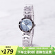 卡西歐（CASIO）手表 簡(jiǎn)約小巧鋼帶女表 指針系列 商務(wù)學(xué)生石英表學(xué)生表考試表 LTP-1177A-2A
