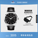 天梭（TISSOT）官旗 瑞士手表經(jīng)典男表系列時(shí)尚自動(dòng)機(jī)械男士手表送男友畢業(yè)禮物 黑盤皮帶  T129.407.16.051.00