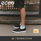 愛步（ECCO）休閑鞋男 2025年新品舒適一腳蹬板鞋牛皮男鞋 柔酷60周年525454 黑色52545401001 42