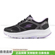 斯凱奇（Skechers）kids兒童  輕量云躍閃穿鞋緩震透氣舒適一腳蹬跑鞋輕盈透氣運(yùn)動(dòng)鞋 黑色Black 27.5