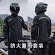 小米有品摩托車雨衣電動(dòng)車專用雨衣騎手專用分體式雨衣全身防暴雨衣套裝 極夜綠旗艦款 XL