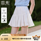 香影白色蓬蓬裙女短裙2025春季新款小個子蕾絲花邊高腰a字半身裙 白色 付款后5天內(nèi)發(fā)貨 M