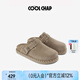 COOLCHAP進(jìn)口牛反絨手工厚底男女同款birken包頭勃肯拖鞋 月色沙丘 沙色 新版 37