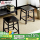 檀永林 紅木家具紫光檀（學(xué)名：東非黑黃檀）小方凳小椅子 實木小矮凳換鞋凳家用小腳凳 高方凳
