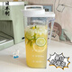 家の物語(yǔ)（KATEI STORY）日本進(jìn)口冰箱冷水搖搖杯大容量涼水杯塑料家用涼白開(kāi)花茶壺 家用冷水壺2.2L