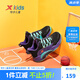 特步（XTEP）童鞋【戰(zhàn)眸】?jī)和@球鞋中大童男童運(yùn)動(dòng)緩震耐磨籃球鞋運(yùn)動(dòng)鞋 黑/紫外光【春秋密網(wǎng)】 36 碼