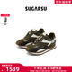 SugarSu 25年秋季新款復(fù)古時(shí)尚德訓(xùn)休閑厚底增高貝殼阿甘鞋女 苔蘚綠色 35