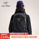 始祖鳥（ARC'TERYX）MANTIS 26 BACKPACK 輕量 男女同款 背包雙肩包日常旅行登山徒步 Black / Soulsonic/黑色/韻動(dòng)紫 長27.5cm寬25cm高47.5cm