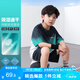 左西男童套裝夏季2025新款兒童速干運(yùn)動服短袖T恤籃球服夏裝 綠色 150