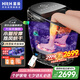 HITH泡腳桶小腿按摩熱風(fēng)烘干足浴盆全自動加熱高深桶可拆洗泡腳盆【升級殺菌+手機智控】七夕禮物