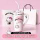 萬家全hellokitty水杯保溫杯大號大容量女生日禮物凱蒂貓巨無霸冰霸杯子 hellokitty保溫杯禮盒裝