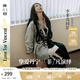 兩三事梵高藝術(shù)野馬出鞘 2025春季新款復(fù)古動物流蘇牛仔半身裙 牛仔藍(lán) S
