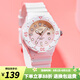 卡西歐（CASIO）手表 時(shí)尚運動(dòng)學(xué)生表  防水石英女表 兒童表高中生手表禮物 LRW-200H-4E2 店長(cháng)推薦