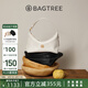 BAGTREE包包樹月枕包 植鞣牛皮通勤單肩包2025年新款手提斜挎枕頭包禮物 皎月白 贈(zèng)斜挎延長(zhǎng)肩帶 高級(jí)小眾