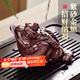 八千行紫砂茶寵金蟾擺件可養(yǎng)吸財高端茶桌茶臺擺件功夫茶具配件招財蟾蜍