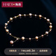 海蒂 4-7mm混彩色滿天星淡水珍珠項(xiàng)鏈女S925銀七夕情人節(jié)禮物