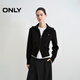 ONLY 2025秋季質(zhì)感雙向拉鏈舒適親膚純色針織衫女|12533B008