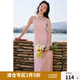 獨束大碼女裝【束型系列】法式赫本風(fēng)吊帶連衣裙新款收腰顯瘦裙子 粉色（梨型） L （尺碼：2）