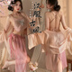山茶蜜桃 情趣內(nèi)衣古風(fēng)性感國潮漢服七夕戰(zhàn)袍睡衣女大碼制服誘惑角色扮演