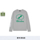 WE11DONE【明星同款】男女同款經(jīng)典字母logo印花長袖T恤打底衫 灰色 L