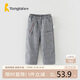 童泰褲子秋冬季兒童長褲外出休閑褲加絨加厚T34S061N-DS 麻灰 110cm 