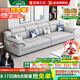 居錦天河沙發(fā)現(xiàn)代簡約科技布貴妃沙發(fā)客廳2025新款大戶型乳膠沙發(fā)布藝沙發(fā) 3.0米【直排四人位】 耐磨防刮貓抓皮【乳膠坐墊】