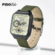 菲都狄都（Fido Dido）學(xué)生手表女男初高中大學(xué)考試石英表夜光新年禮物送男友生日FD2360 森野凝綠